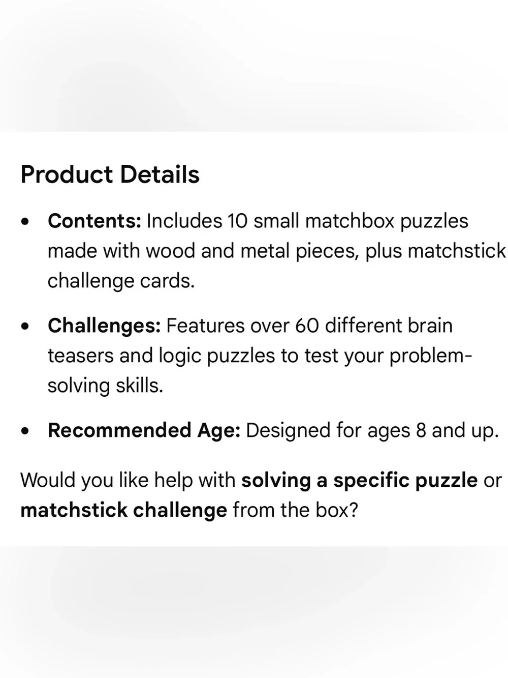 The Puzzling Obscurities Box of Brainteasers